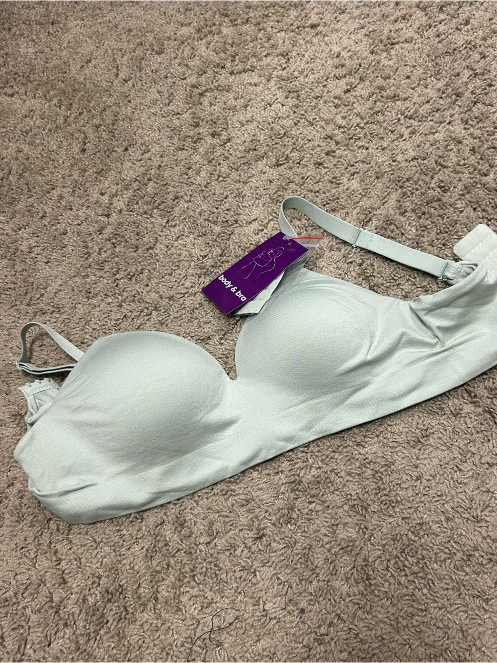 Body & Bra Supportive Comfort Bra - sage green